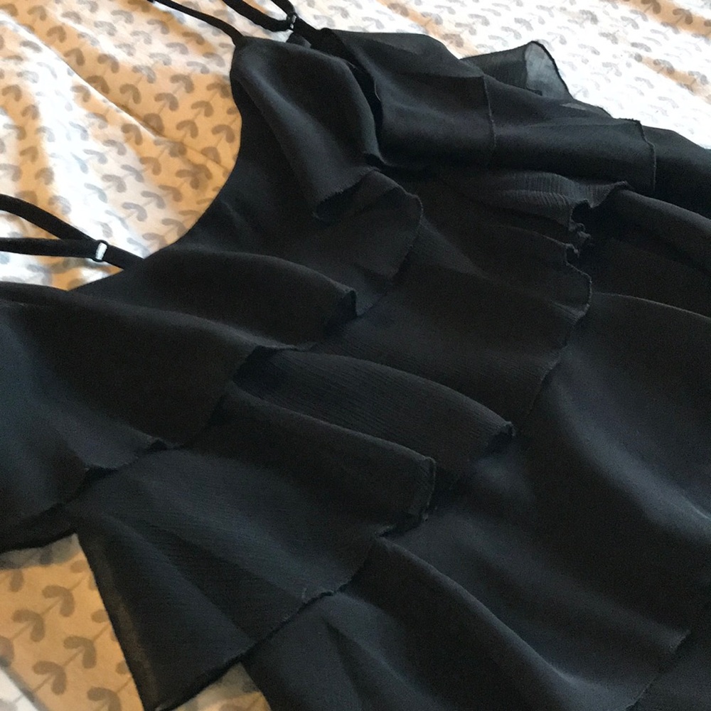 Frilly Black Promod Blouse